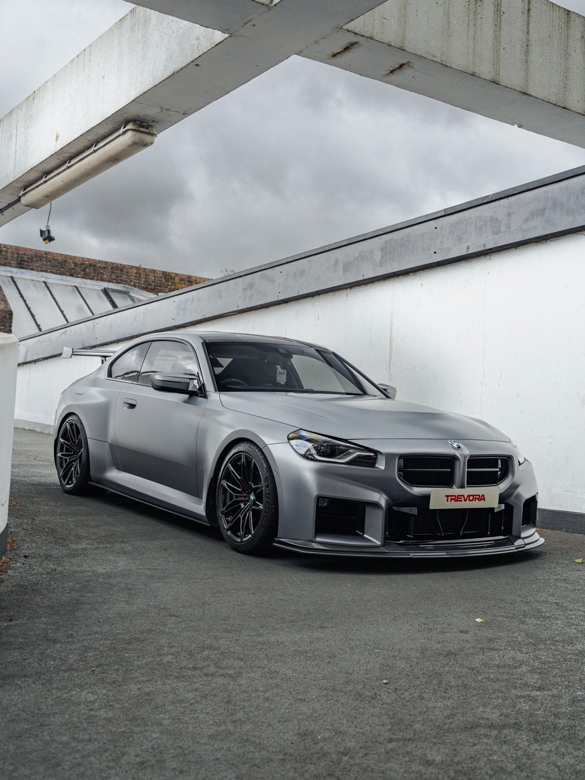 BMW G87 M2 TR87 Track Pack Pre-Preg Carbon Fibre Front Splitter & Rear Wing by Trevora (2023+) - image 10