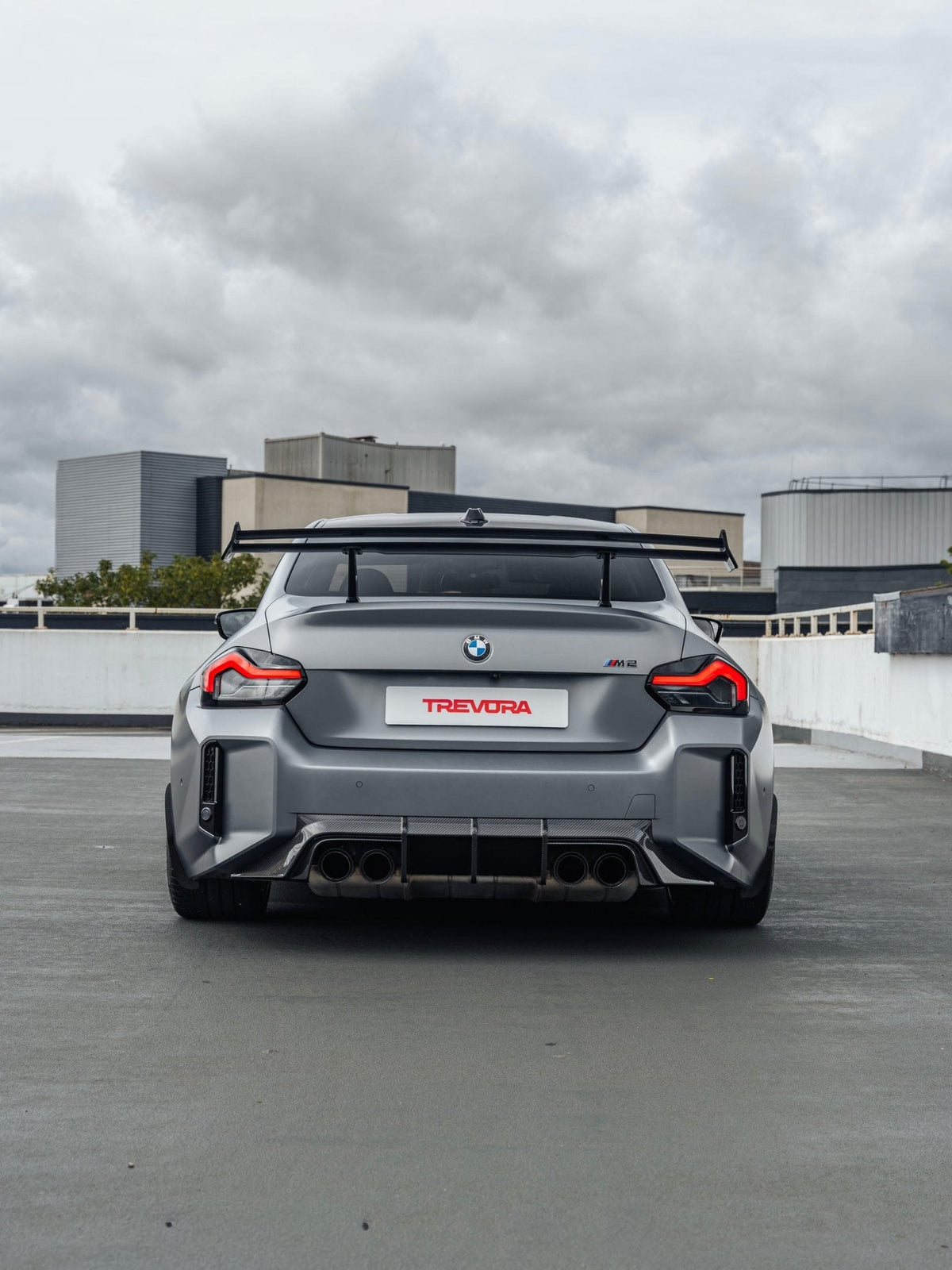 BMW G87 M2 TR87 Track Pack Pre-Preg Carbon Fibre Front Splitter & Rear Wing by Trevora (2023+) - image 12