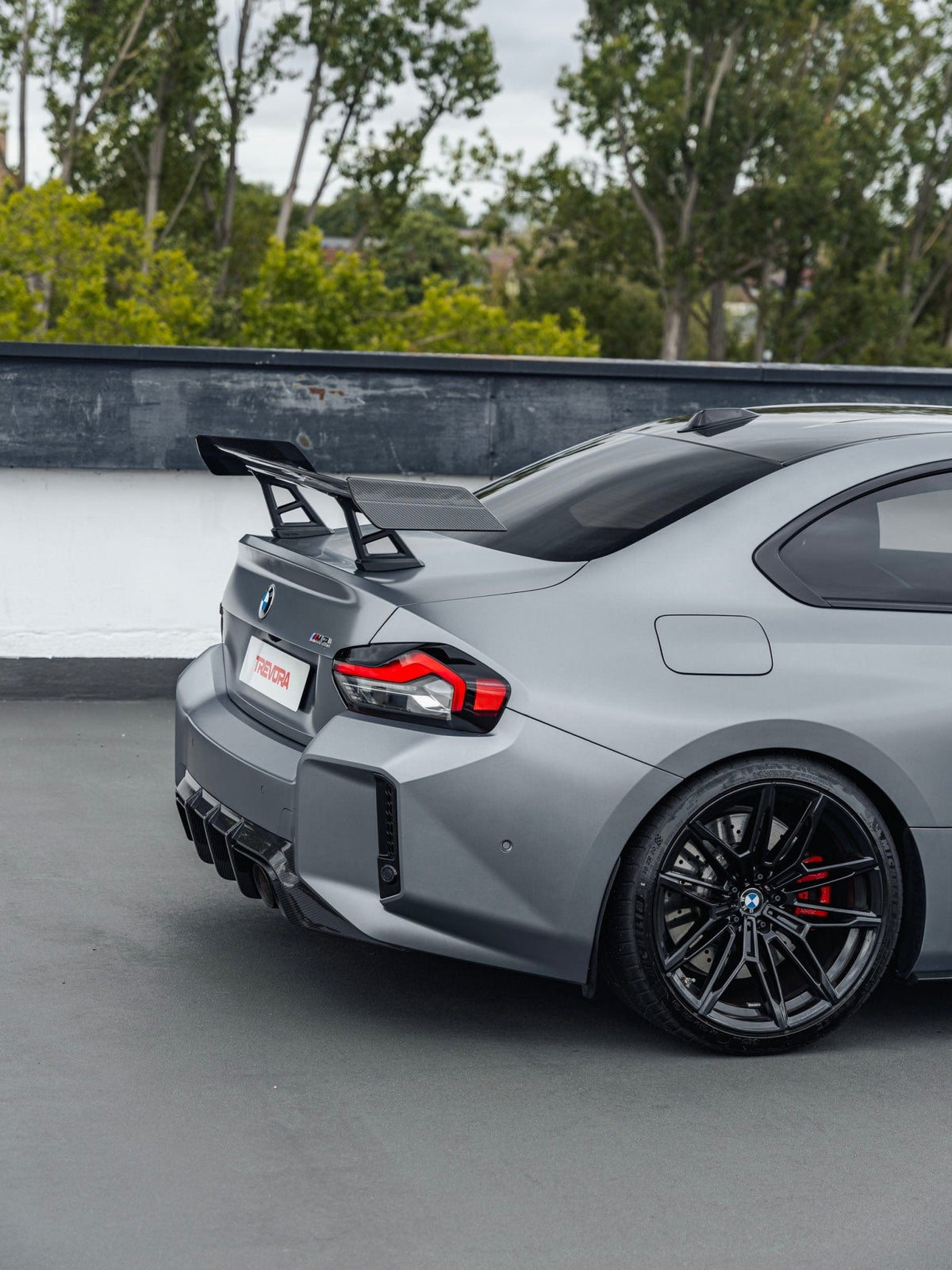 BMW G87 M2 TR87 Track Pack Pre-Preg Carbon Fibre Front Splitter & Rear Wing by Trevora (2023+) - image 14