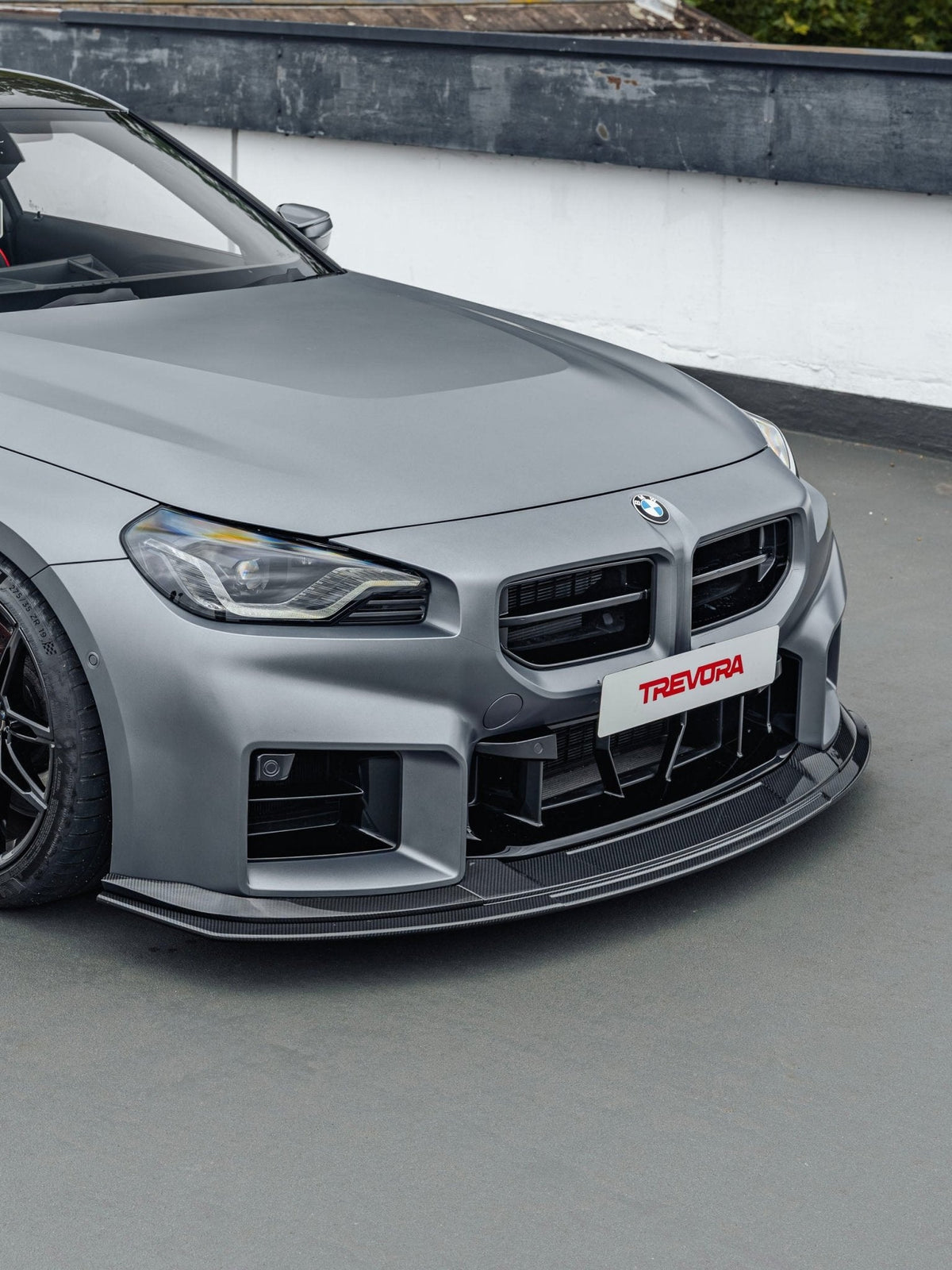BMW G87 M2 TR87 Track Pack Pre-Preg Carbon Fibre Front Splitter & Rear Wing by Trevora (2023+) - image 6