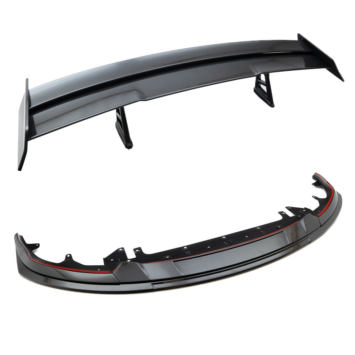 BMW G87 M2 TR87 Track Pack Pre-Preg Carbon Fibre Front Splitter & Rear Wing by Trevora (2023+) - image 8