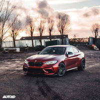 BMW M2 Competition F87 EVO - S Gloss Black Front Splitter by ZAERO (2018 - 2021) - Evolve Automotive