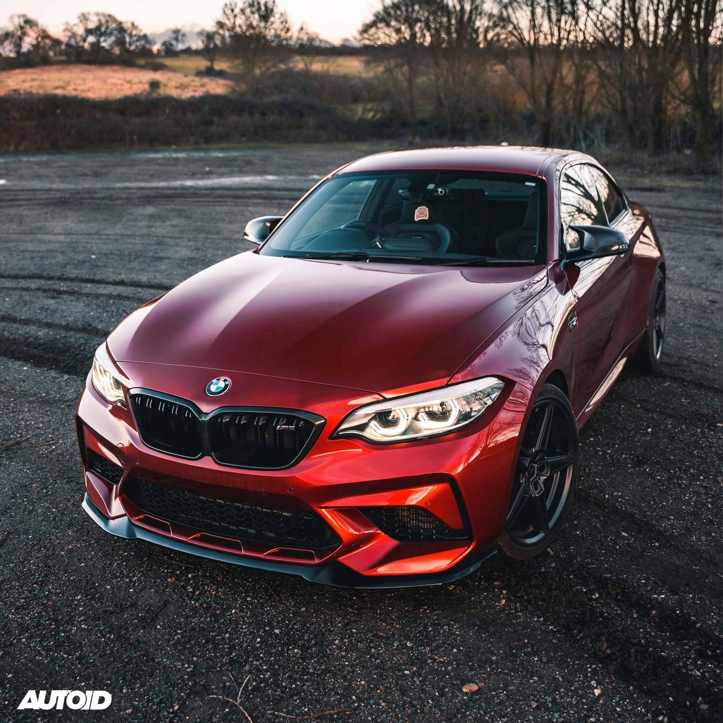 BMW M2 Competition F87 EVO - S Gloss Black Front Splitter by ZAERO (2018 - 2021) - Evolve Automotive