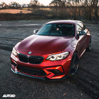 BMW M2 Competition F87 EVO - S Gloss Black Front Splitter by ZAERO (2018 - 2021) - Evolve Automotive
