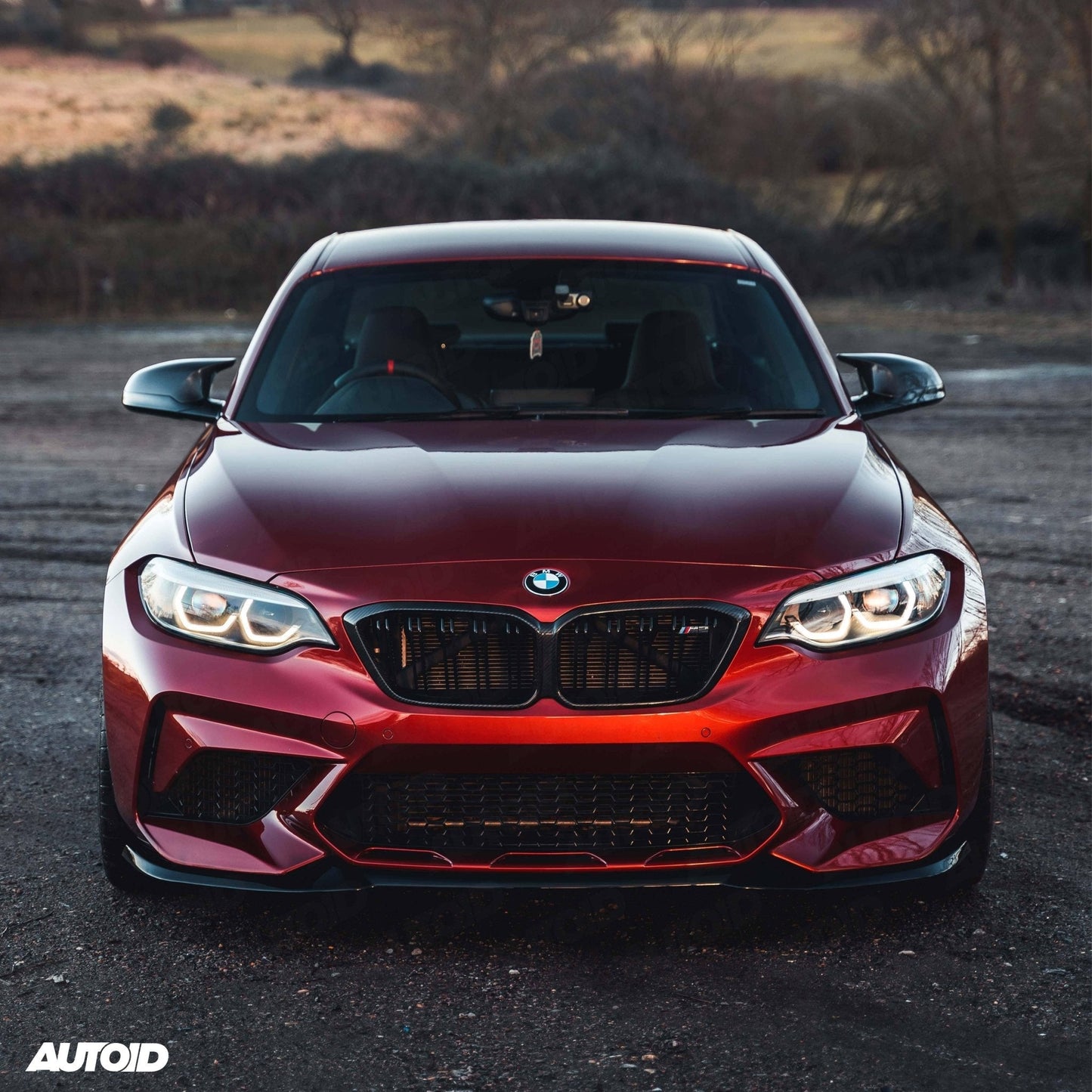 BMW M2 Competition F87 EVO - S Gloss Black Front Splitter by ZAERO (2018 - 2021) - Evolve Automotive