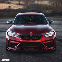 BMW M2 Competition F87 EVO - S Gloss Black Front Splitter by ZAERO (2018 - 2021) - Evolve Automotive