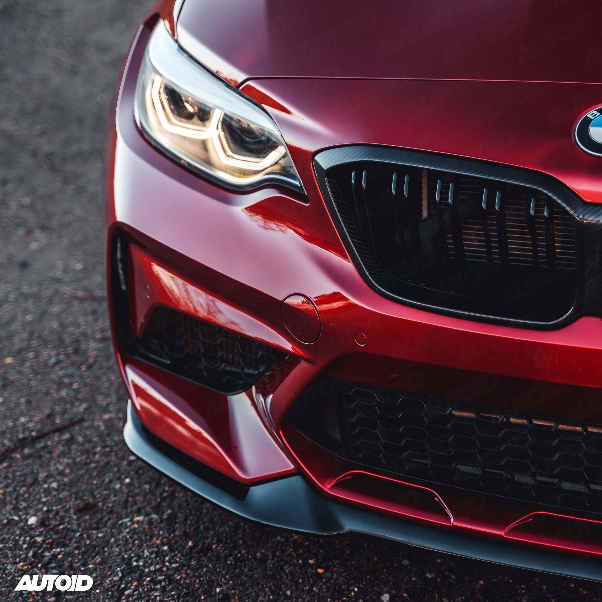 BMW M2 Competition F87 EVO - S Gloss Black Front Splitter by ZAERO (2018 - 2021) - Evolve Automotive