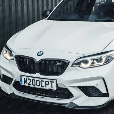 BMW M2 Competition F87 Pre-preg Carbon Fibre CS Front Splitter Pro by FORM (2018-2021) - Evolve Automotive