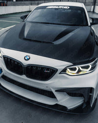 BMW M2 F87, 2 Series F22, 1 Series F20 Pre-Preg Carbon Fibre Front Bonnet by FORM (2014-2021) - Evolve Automotive