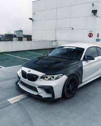 BMW M2 F87, 2 Series F22, 1 Series F20 Pre-Preg Carbon Fibre Front Bonnet by FORM (2014-2021) - Evolve Automotive
