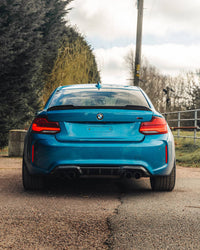 BMW M2 F87 & 2 Series F22 Pre-preg Carbon Fibre CS Rear Spoiler Pro by FORM (2014-2021) - Evolve Automotive