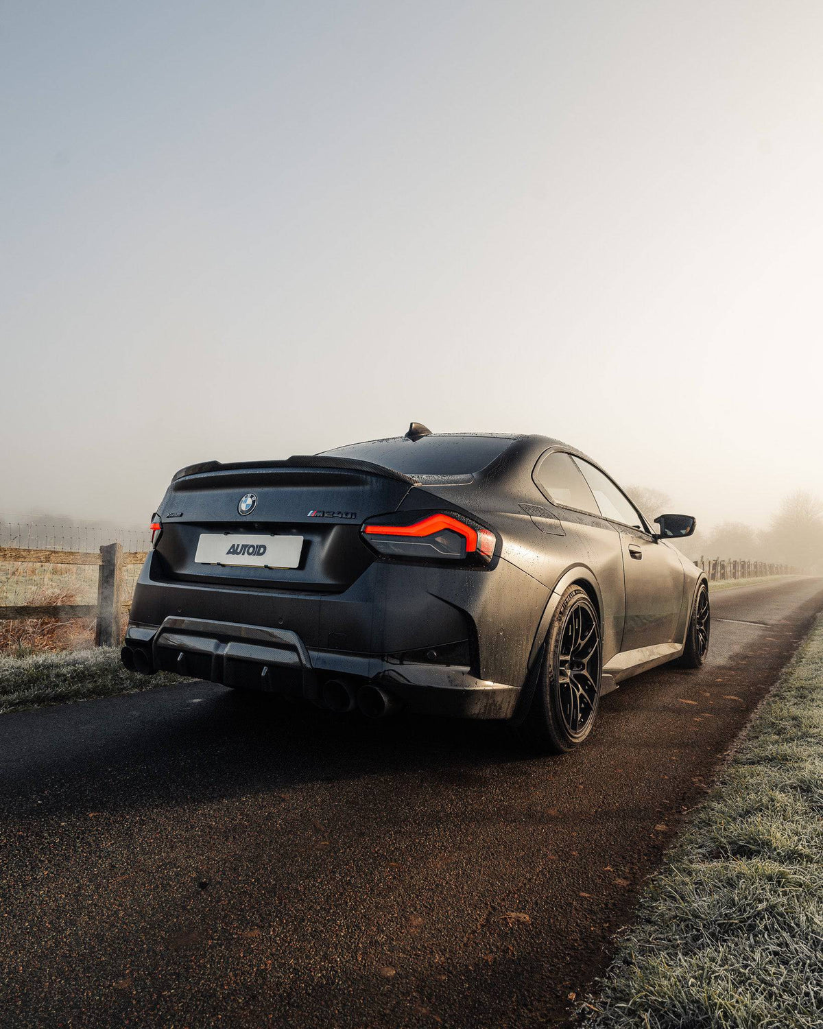BMW M2 G87, 2 Series & M240i G42 Pre-preg Carbon Fibre CS Rear Spoiler by FORM (2021+) - Evolve Automotive