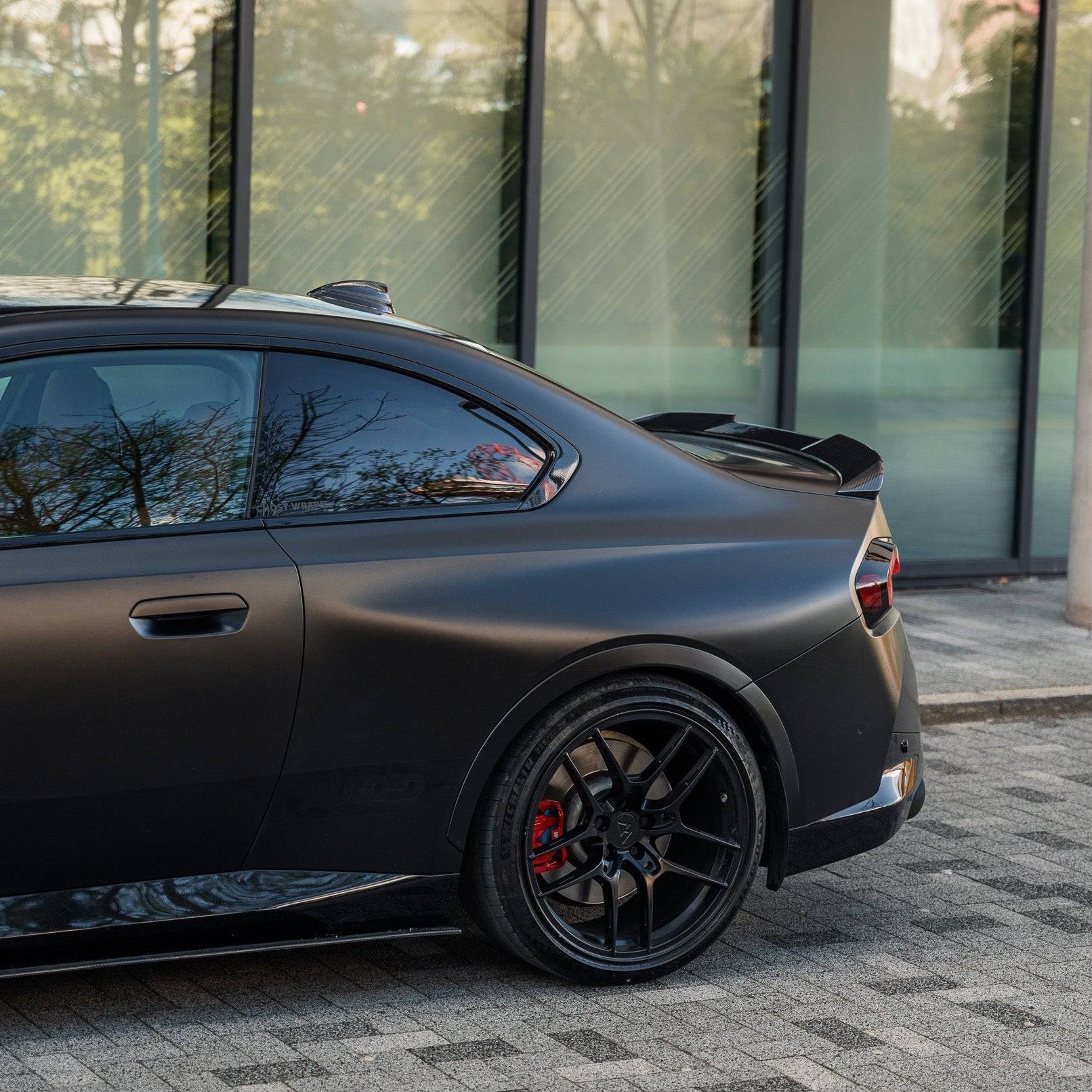 BMW M2 G87, 2 Series & M240i G42 Pre - preg Carbon Fibre ID - 01 Rear Spoiler by Trevora (2021+) - Evolve Automotive