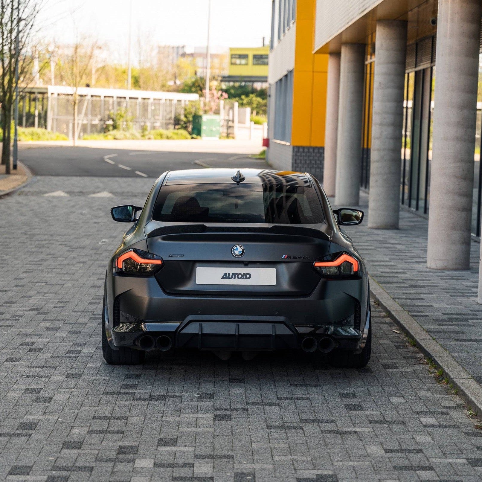 BMW M2 G87, 2 Series & M240i G42 Pre - preg Carbon Fibre ID - 01 Rear Spoiler by Trevora (2021+) - Evolve Automotive