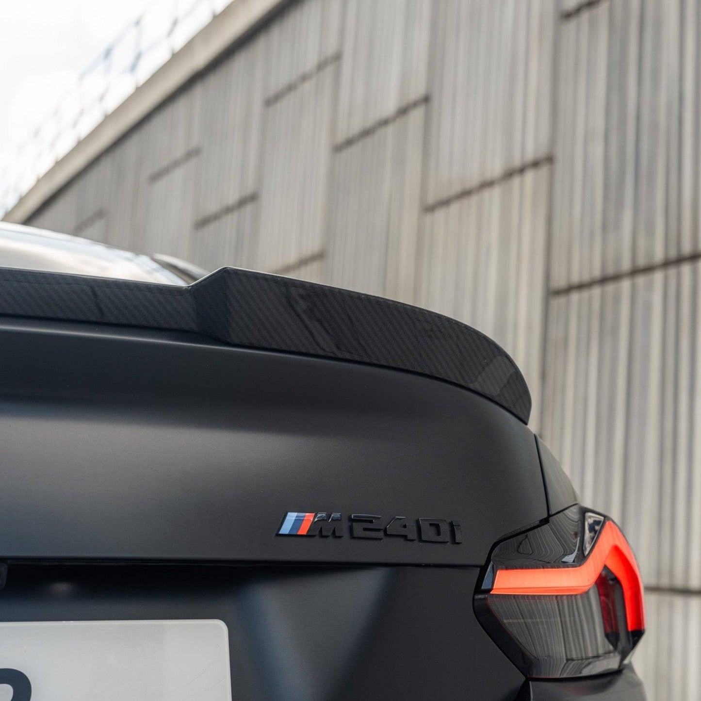 BMW M2 G87, 2 Series & M240i G42 Pre - preg Carbon Fibre ID - 01 Rear Spoiler by Trevora (2021+) - Evolve Automotive