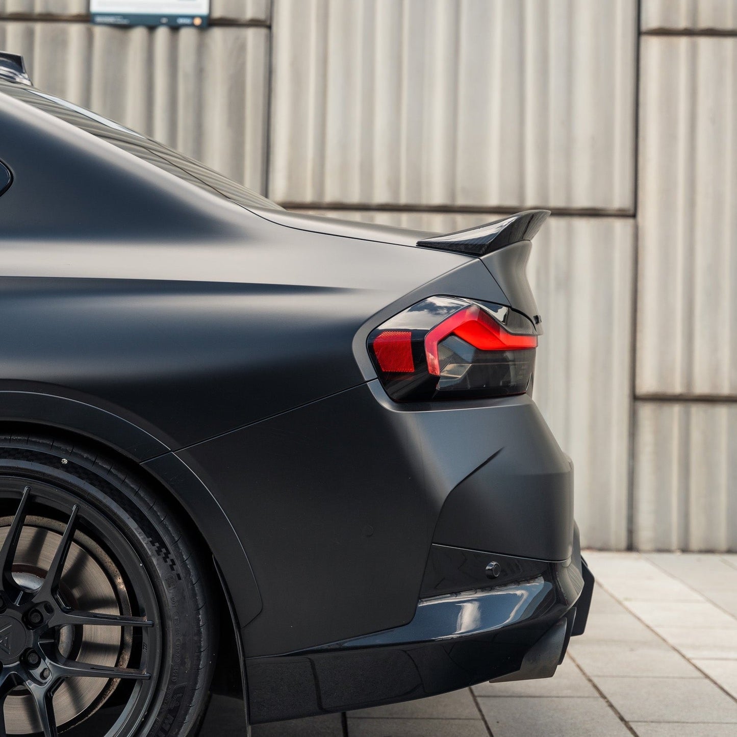 BMW M2 G87, 2 Series & M240i G42 Pre - preg Carbon Fibre ID - 01 Rear Spoiler by Trevora (2021+) - Evolve Automotive