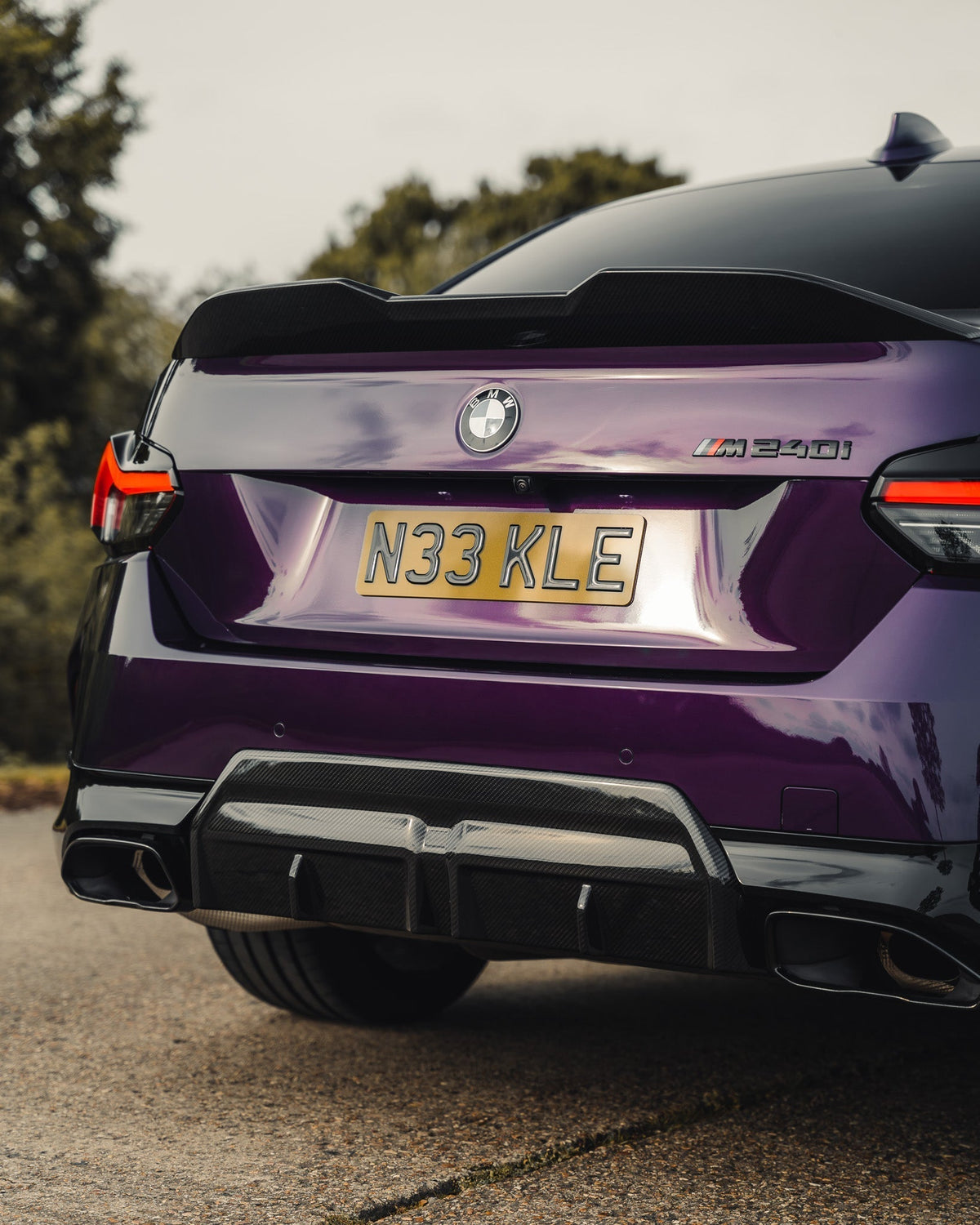 BMW M2 G87, 2 Series & M240i G42 Pre-preg Carbon Fibre Rear Spoiler by FORM (2021+) - Evolve Automotive