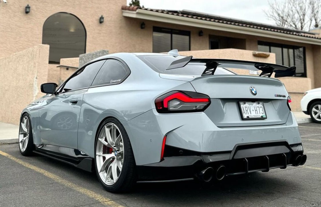 BMW M2 G87, 2 Series & M240i G42 TR87 Pre - Preg Carbon Fibre Rear Wing by Trevora (2022+) - Evolve Automotive