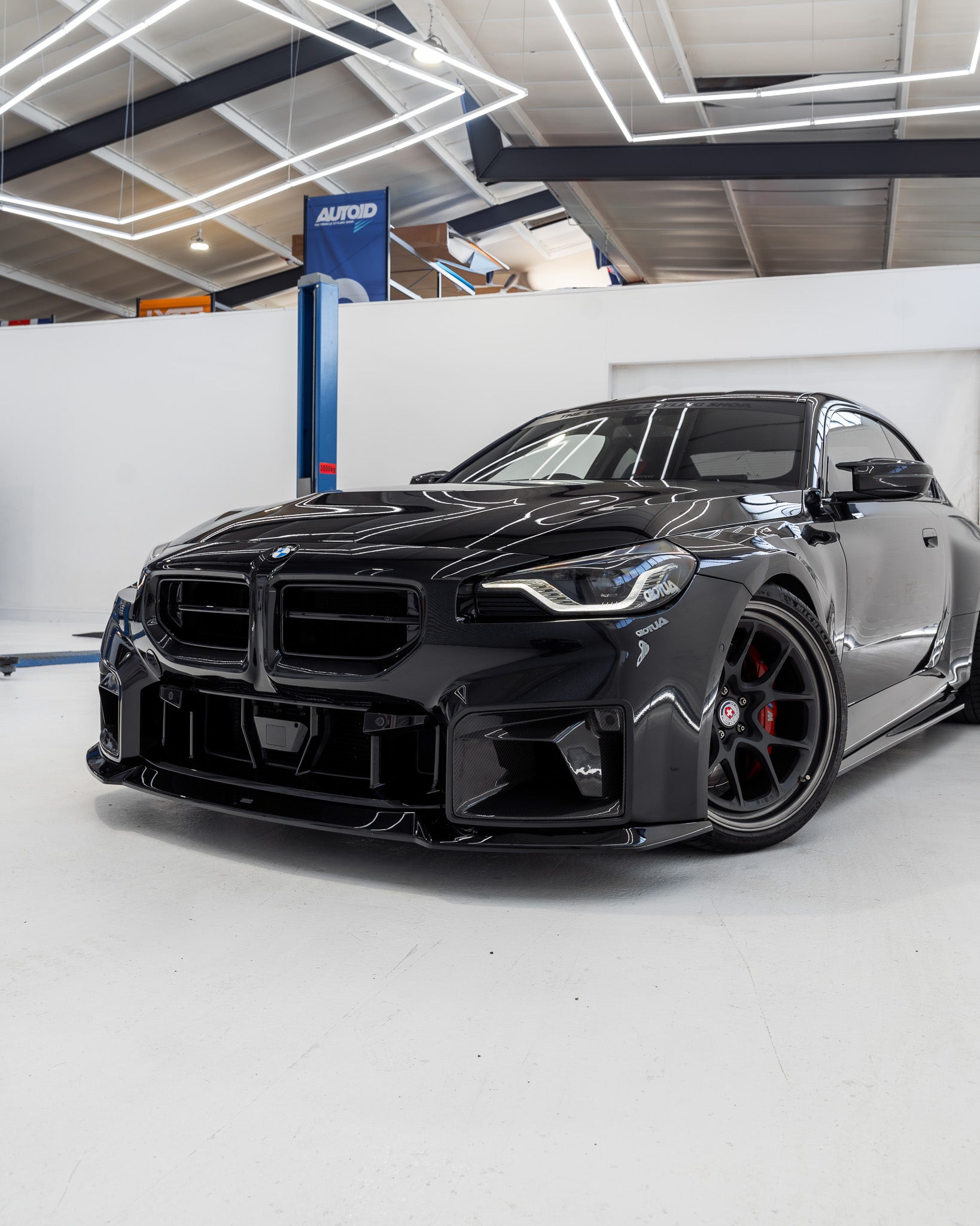 BMW M2 G87 EVO - S Gloss Black Front Grilles by ZAERO (2023+) - Evolve Automotive