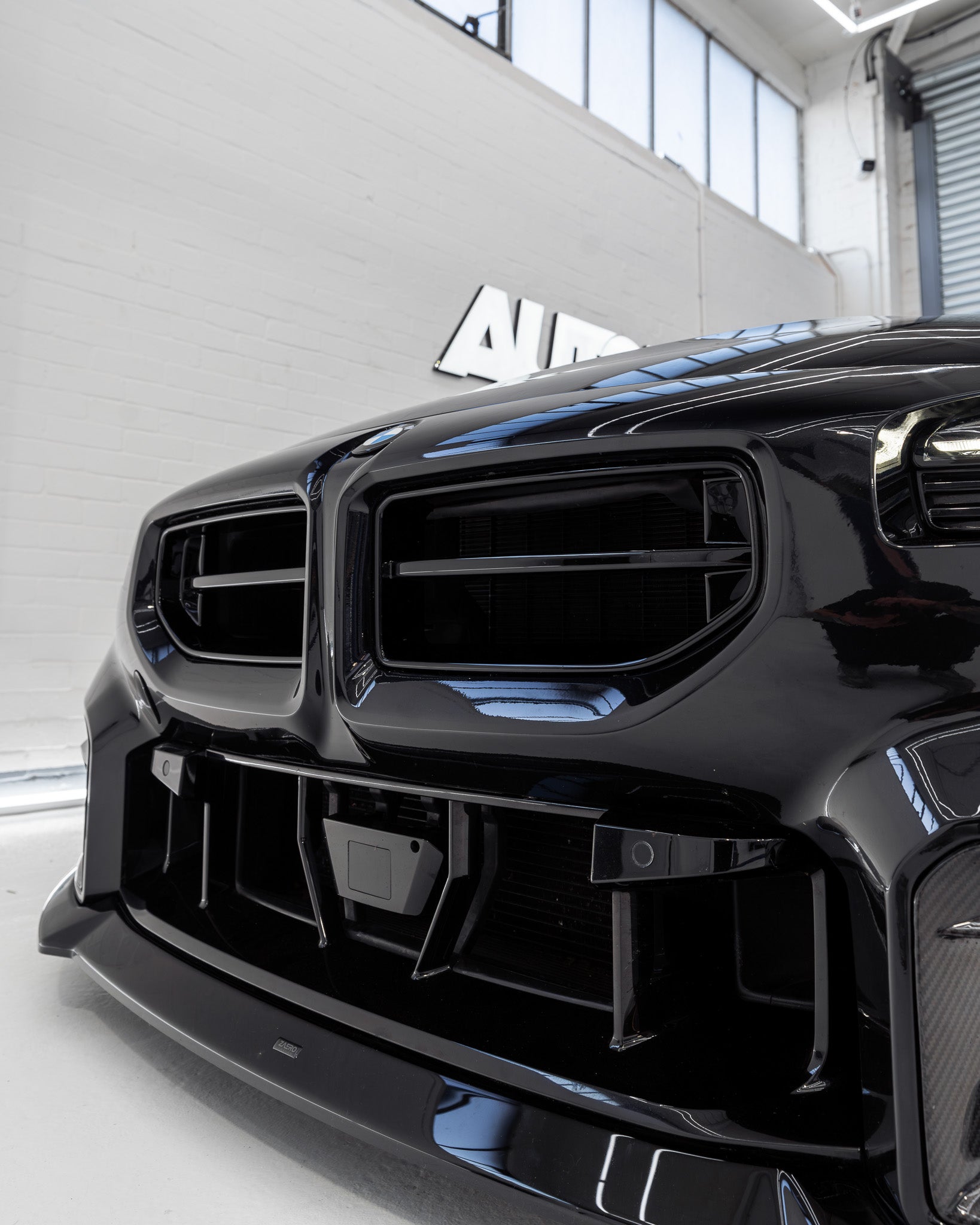 BMW M2 G87 EVO - S Gloss Black Front Grilles by ZAERO (2023+) - Evolve Automotive