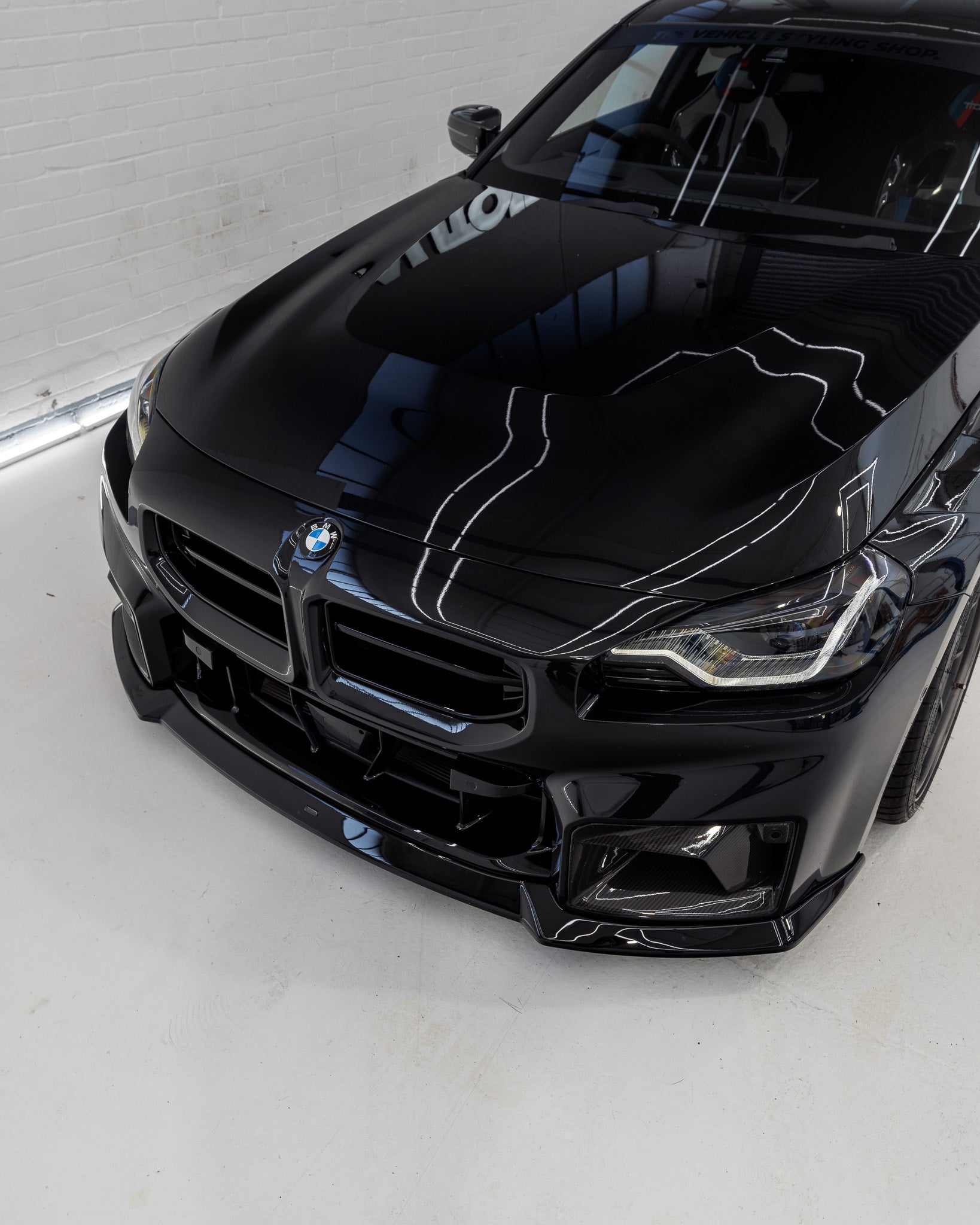 BMW M2 G87 EVO - S Gloss Black Front Grilles by ZAERO (2023+) - Evolve Automotive