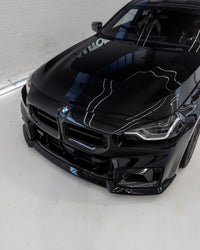 BMW M2 G87 EVO - S Gloss Black Front Grilles by ZAERO (2023+) - Evolve Automotive