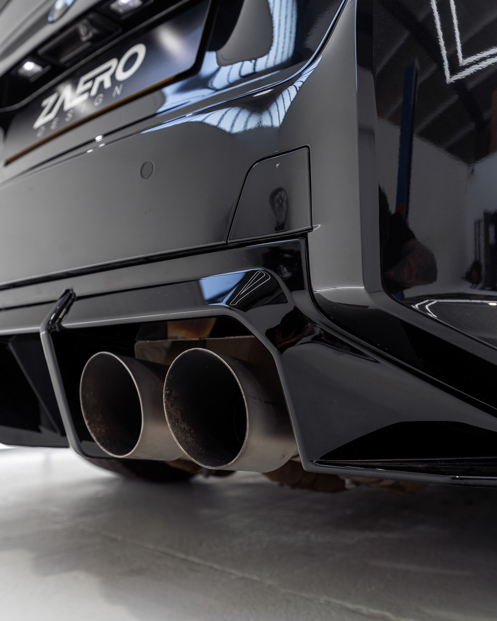 BMW M2 G87 EVO - S Gloss Black Rear Diffuser by ZAERO (2023+) - Evolve Automotive