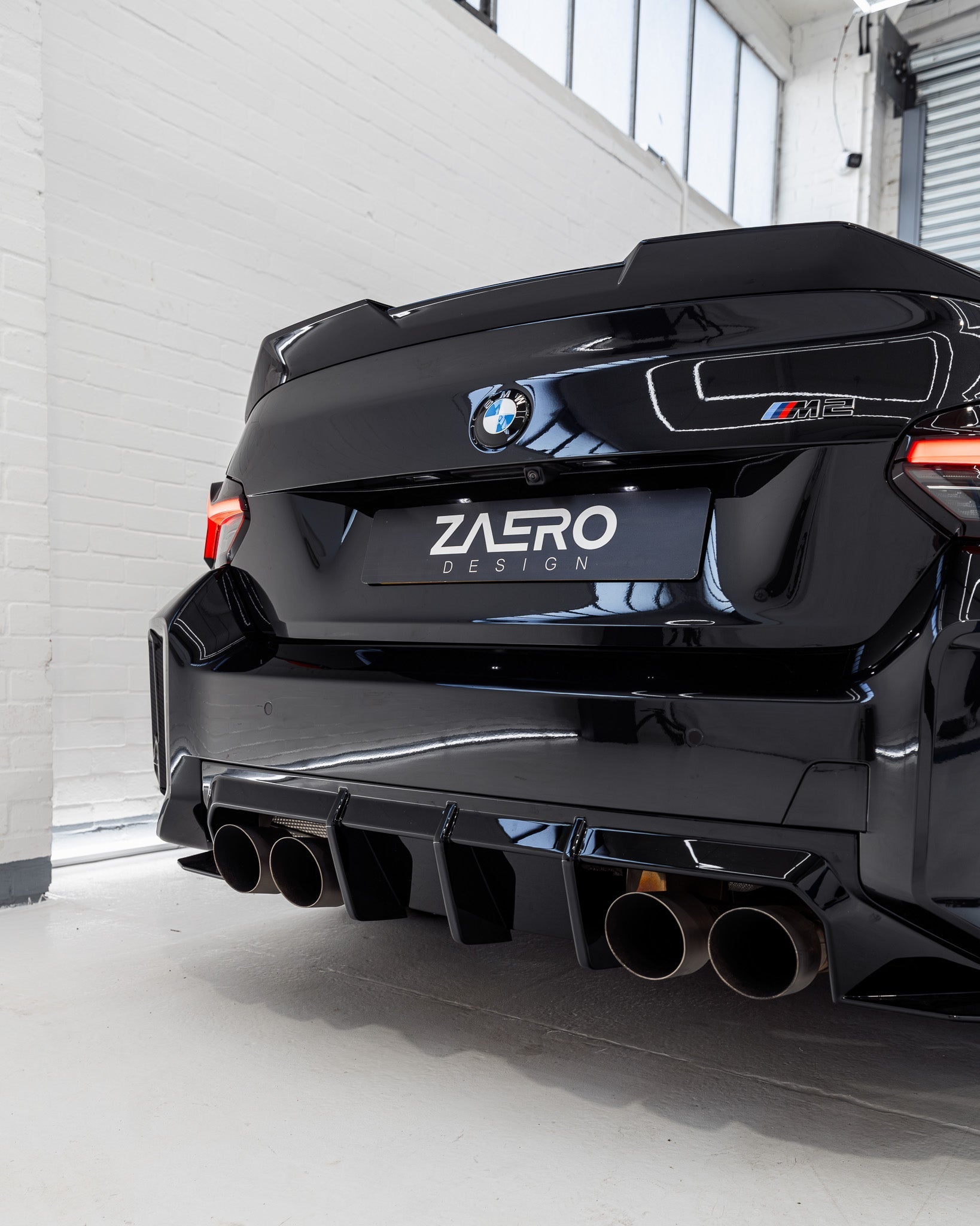 BMW M2 G87 EVO - S Gloss Black Rear Diffuser by ZAERO (2023+) - Evolve Automotive