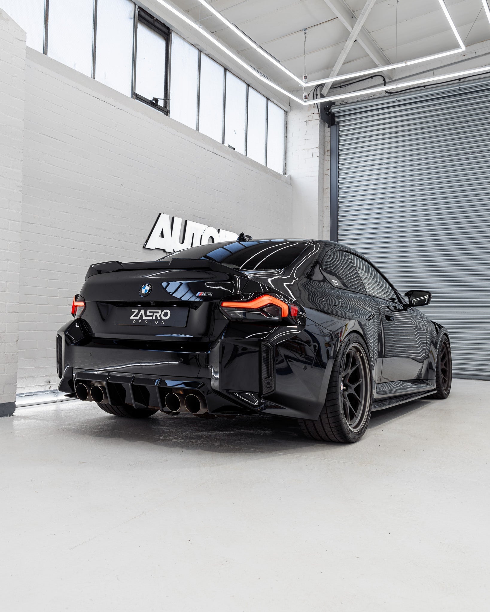 BMW M2 G87 EVO - S Gloss Black Rear Diffuser by ZAERO (2023+) - Evolve Automotive