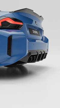 BMW M2 G87 EVO - S Gloss Black Rear Diffuser by ZAERO (2023+) - Evolve Automotive