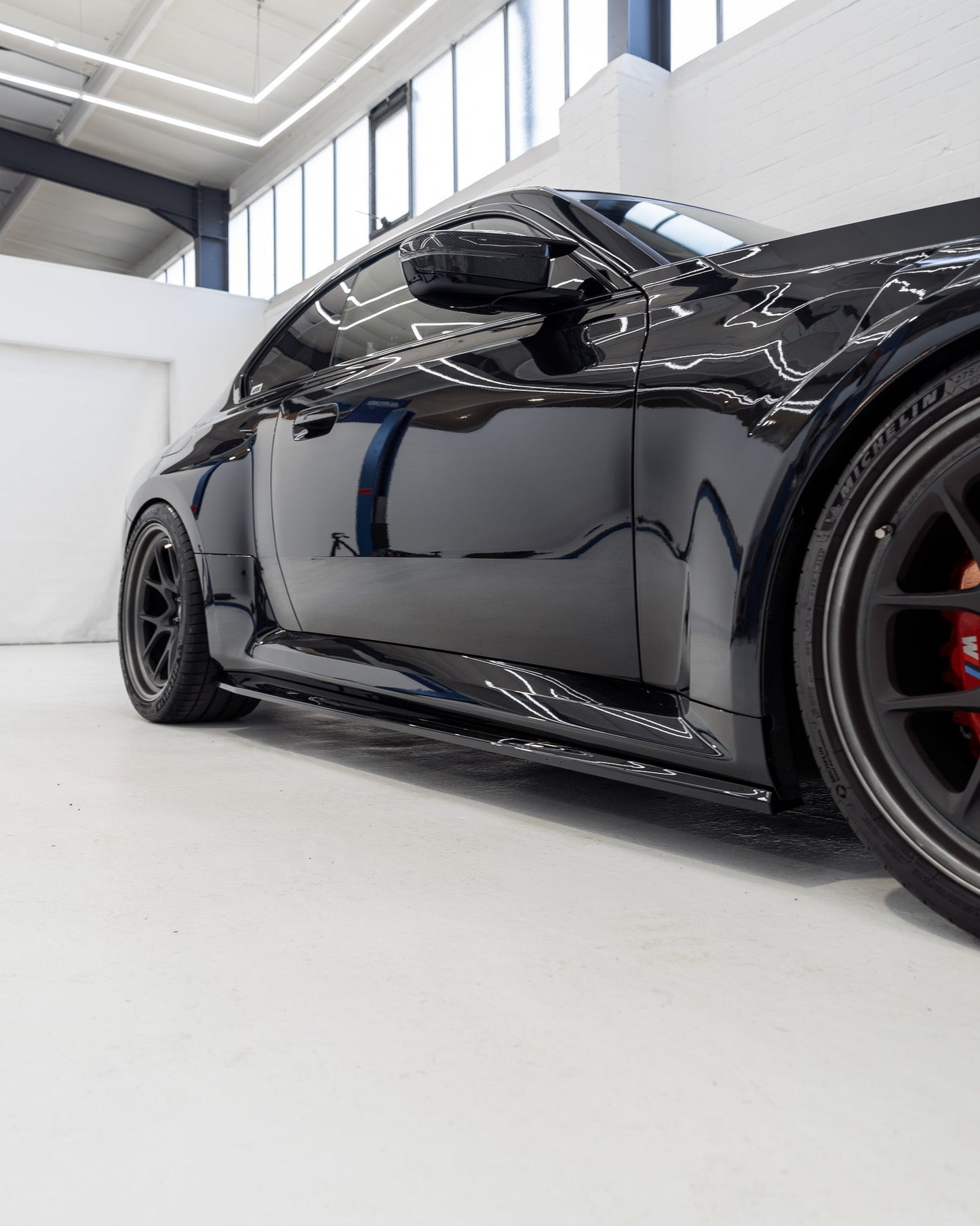 BMW M2 G87 EVO - S Gloss Black Side Skirts by ZAERO (2023+) - Evolve Automotive