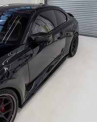 BMW M2 G87 EVO - S Gloss Black Side Skirts by ZAERO (2023+) - Evolve Automotive
