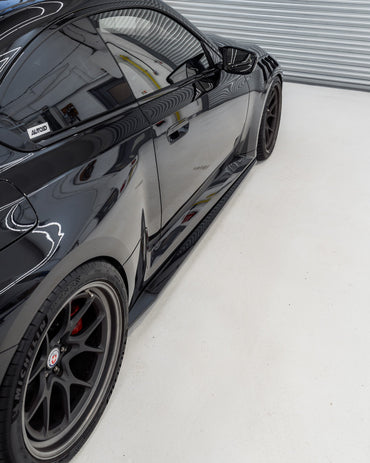 BMW M2 G87 EVO - S Gloss Black Side Skirts by ZAERO (2023+) - Evolve Automotive