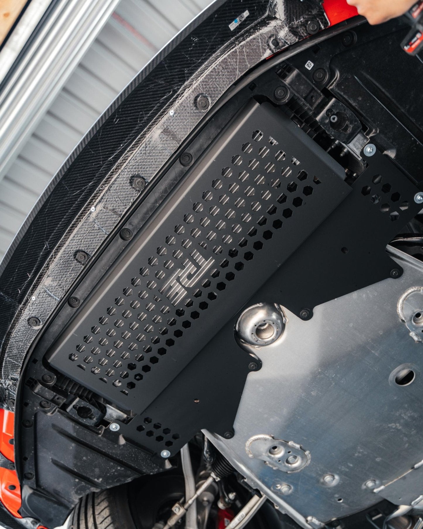 BMW M2 G87, M3 G80 & M4 G82 Skid Plate Under Tray (Oil Cooler Guard) by Trevora (2021+) - Evolve Automotive
