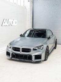 BMW M2 G87 Pre-Preg Carbon Fibre CS Front Splitter Pro by FORM (2023+) - Evolve Automotive