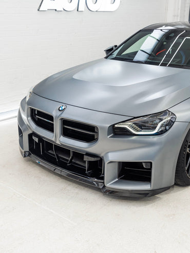 BMW M2 G87 Pre-Preg Carbon Fibre CS Front Splitter Pro by FORM (2023+) - Evolve Automotive