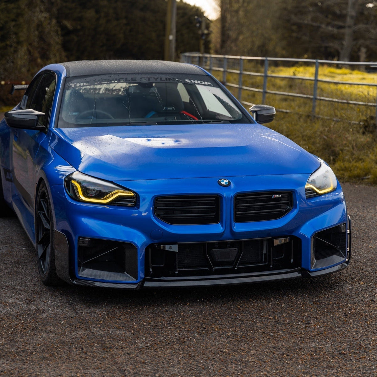 BMW M2 G87 Pre-Preg Carbon Fibre Performance Front Splitter by FORM (2023+) - Evolve Automotive