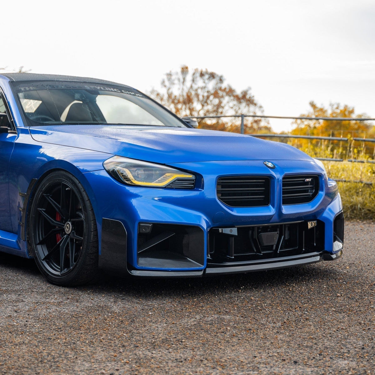 BMW M2 G87 Pre-Preg Carbon Fibre Performance Front Splitter by FORM (2023+) - Evolve Automotive