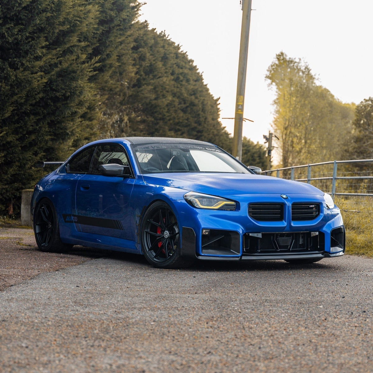 BMW M2 G87 Pre-Preg Carbon Fibre Performance Front Splitter by FORM (2023+) - Evolve Automotive