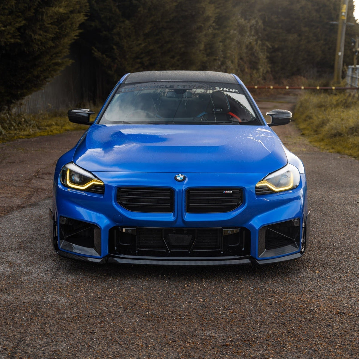 BMW M2 G87 Pre-Preg Carbon Fibre Performance Front Splitter by FORM (2023+) - Evolve Automotive