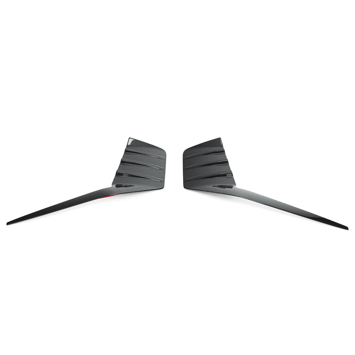 BMW M2 G87 Pre-Preg Carbon Fibre Rear Bumper Attachments by FORM (2023+) - Evolve Automotive