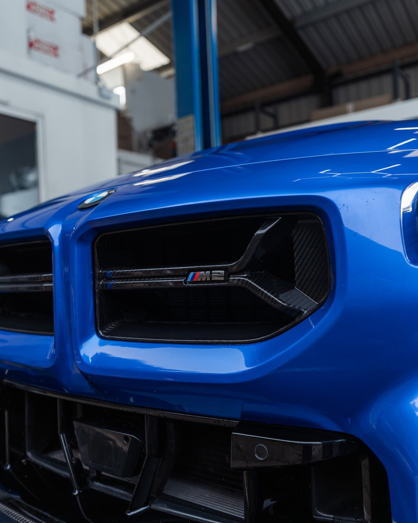 BMW M2 G87 Pre - Preg Carbon Fibre T - CSL Front Grilles by Trevora (2023 - 2024) - Evolve Automotive