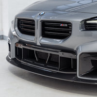 BMW M2 G87 Pre - Preg Carbon Fibre TR87 Front Bumper Centre Trim by Trevora (2023+) - Evolve Automotive