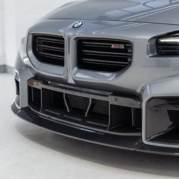 BMW M2 G87 Pre - Preg Carbon Fibre TR87 Front Bumper Centre Trim by Trevora (2023+) - Evolve Automotive