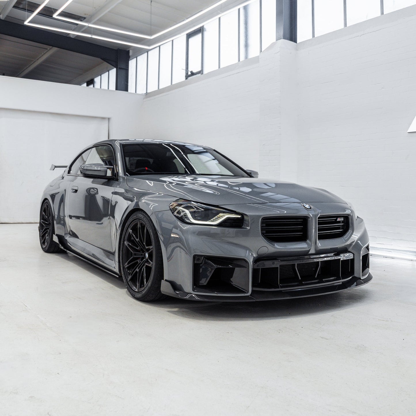 BMW M2 G87 Pre - Preg Carbon Fibre TR87 Front Bumper Centre Trim by Trevora (2023+) - Evolve Automotive
