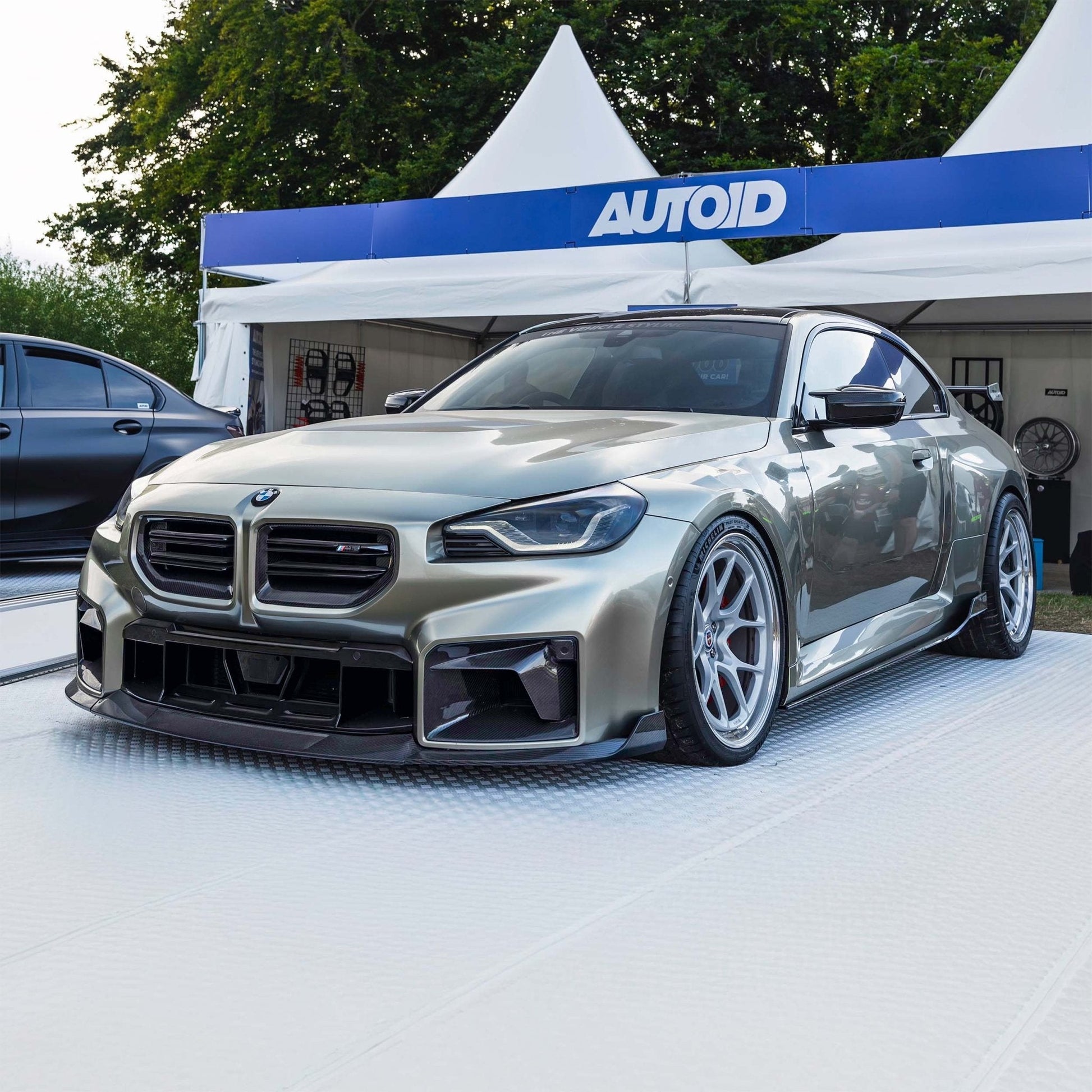 BMW M2 G87 Pre - Preg Carbon Fibre TR87 Front Grilles by Trevora (2023 - 2024) - Evolve Automotive