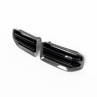 BMW M2 G87 Pre - Preg Carbon Fibre TR87 Front Grilles by Trevora (2023 - 2024) - Evolve Automotive