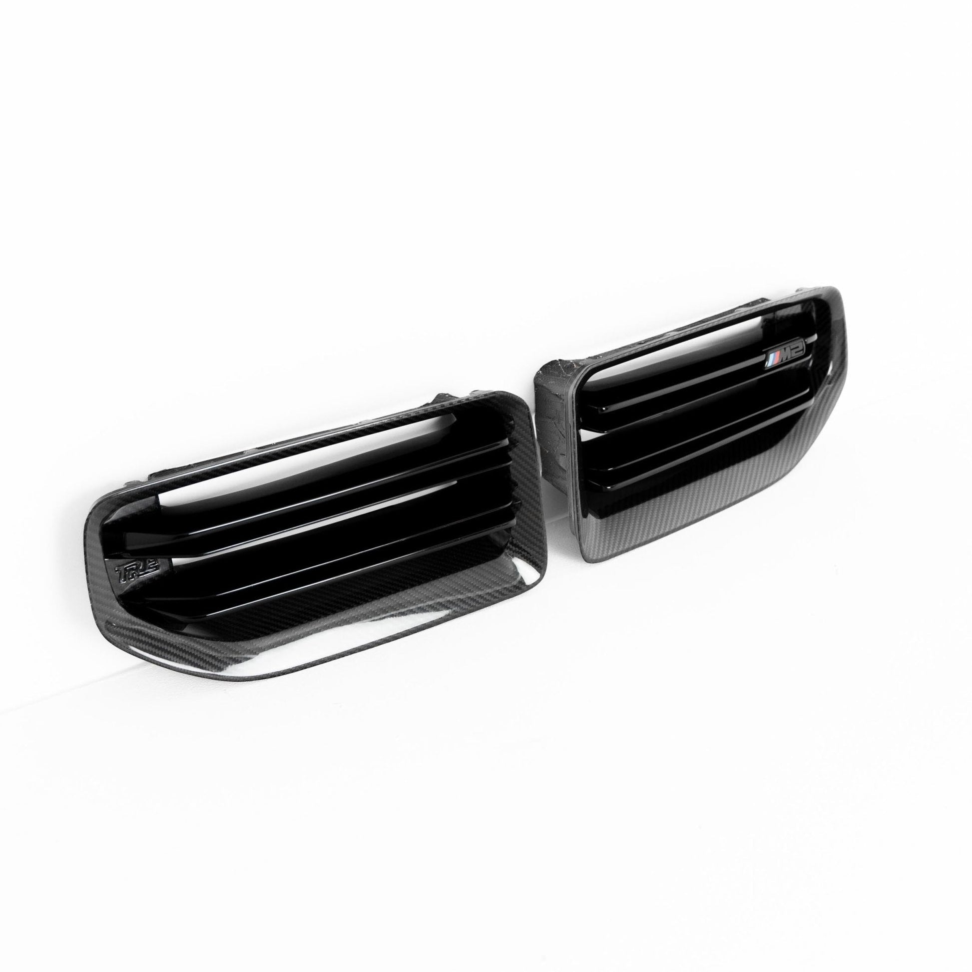 BMW M2 G87 Pre - Preg Carbon Fibre TR87 Front Grilles by Trevora (2023 - 2024) - Evolve Automotive