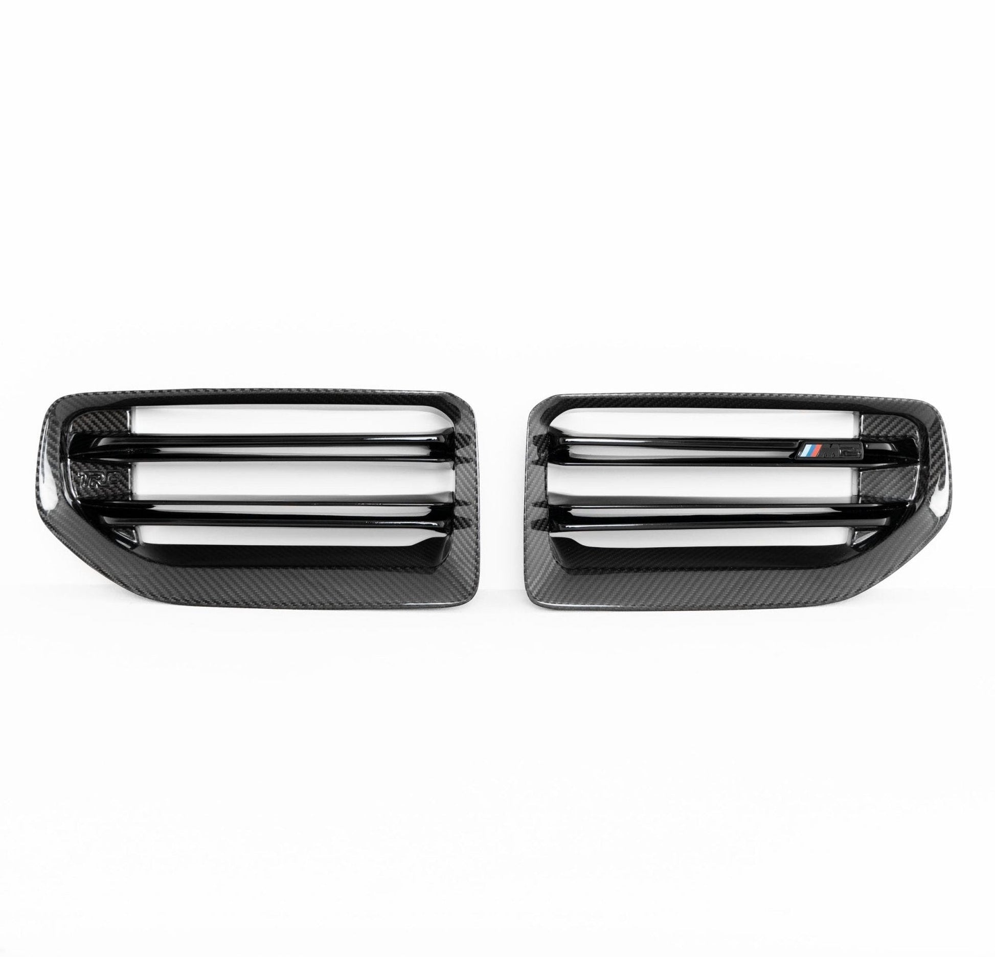 BMW M2 G87 Pre - Preg Carbon Fibre TR87 Front Grilles by Trevora (2023 - 2024) - Evolve Automotive