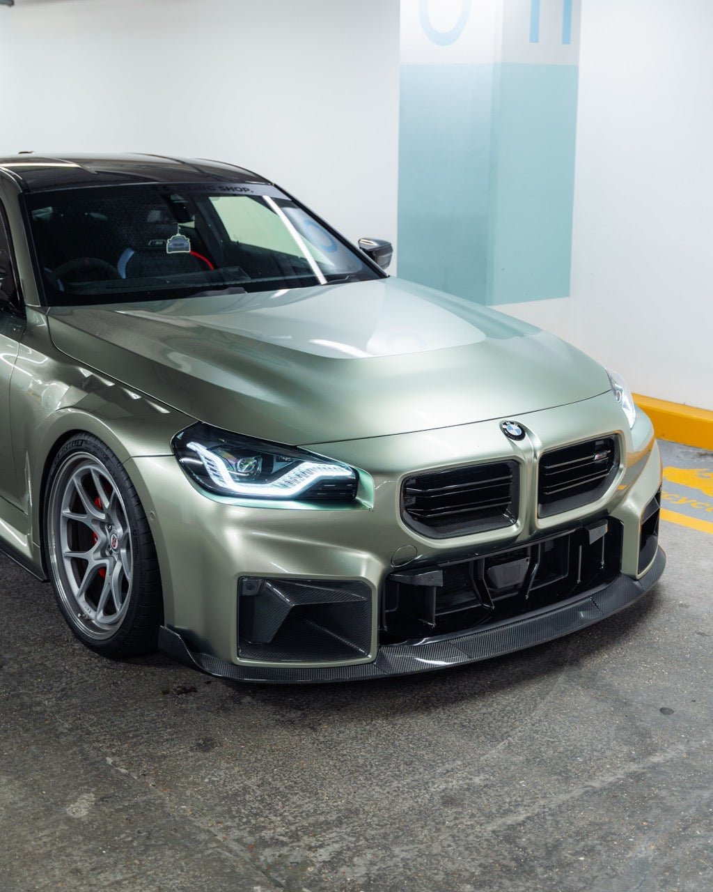 BMW M2 G87 Pre - Preg Carbon Fibre TR87 Front Grilles by Trevora (2023 - 2024) - Evolve Automotive